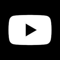 the youtube logo on a black background